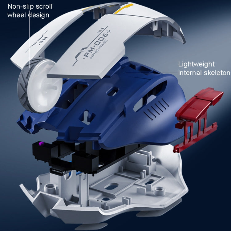 Inphic F9 Mecha Wireless Mouse Charging Office Game Mouse(Single Model 2.4G) - free shipping - PMC TechLife - Order now!