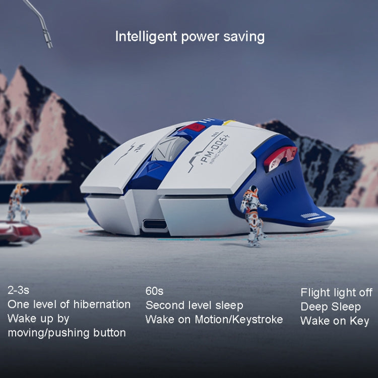 Inphic F9 Mecha Wireless Mouse Charging Office Game Mouse(Single Model 2.4G) - free shipping - PMC Jewellery - Order now!