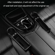 Car Seat Gap Storage Box Multifunctional Mobile Phone USB Charger, Color: QC3.0 Brown