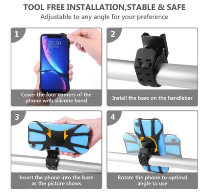 3 In 1 Disassembered Rotating Arm Belt Bag Sports Phone Bag Bracket For 4.5-7 inch Phones(Black) - Other by PMC Jewellery | Online Shopping South Africa | PMC Jewellery | Buy Now Pay Later Mobicred