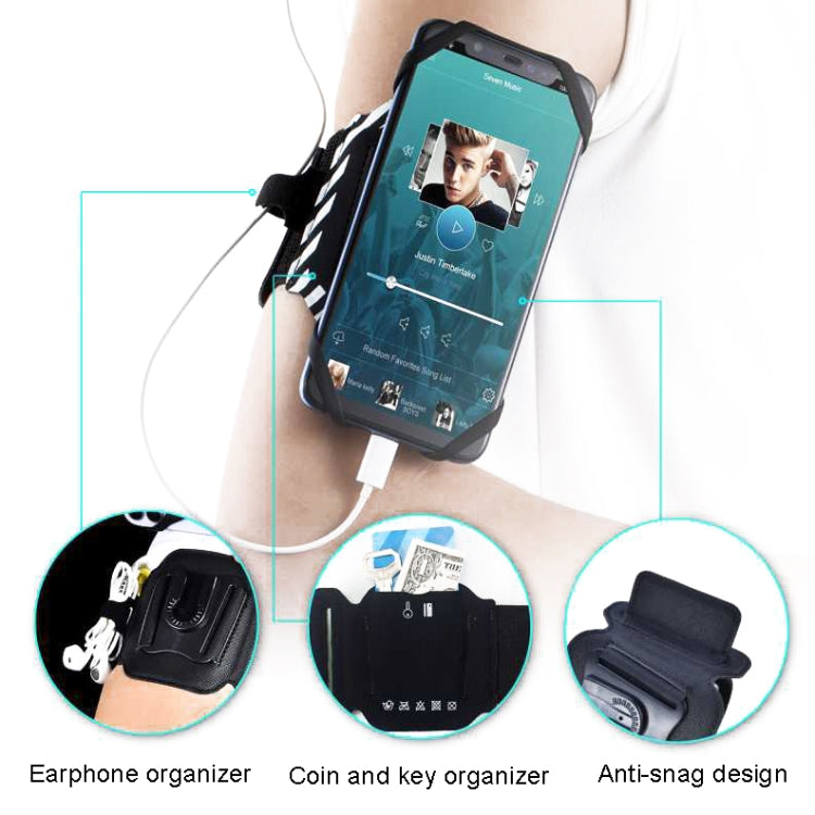For 4.5-7 inch Phone Sports Removable Bag, Style: Armband(Blue) - Other by PMC Jewellery | Online Shopping South Africa | PMC Jewellery | Buy Now Pay Later Mobicred