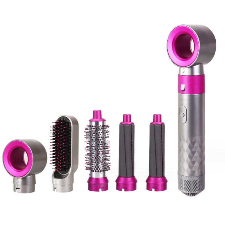 5 In 1 Hot Air Comb Automatic Curling Iron Curling & Straightening Hair Styling Comb Hair Dryer, Power: US Plug - free shipping - PMC TechLife - Order now!