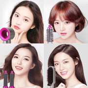 5 In 1 Hot Air Comb Automatic Curling Iron Curling & Straightening Hair Styling Comb Hair Dryer, Power: US Plug