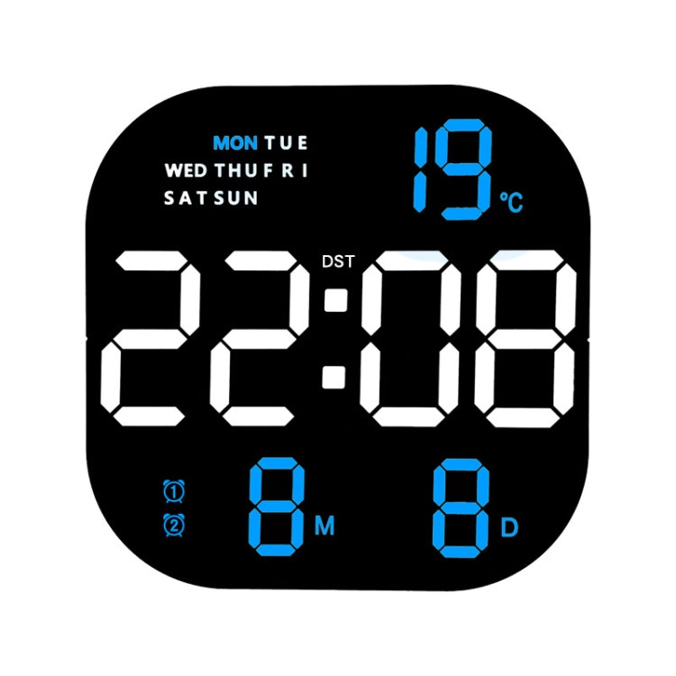 6633 LED Screen Digital Display Timing Desktop Alarm Clock Living Room Hanging Clock(Blue Light) - Wall Clock by PMc TechLife | Online Shopping South Africa | PMc TechLife | Buy Now Pay Later Mobicred
