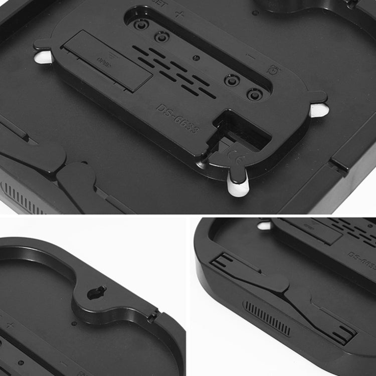 6633 LED Screen Digital Display Timing Desktop Alarm Clock Living Room Hanging Clock(Orange Light) - Wall Clock by PMc TechLife | Online Shopping South Africa | PMc TechLife | Buy Now Pay Later Mobicred