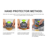 22 in 1 Multifunctional Food Chopper Grater Onion Dicer Veggie Cutter with 13 Stainless Steel Blades(Grey)