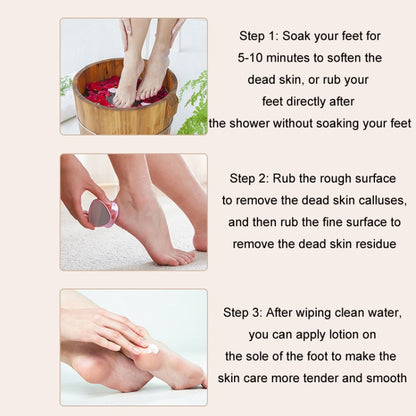 2 In 1 Hair Removal Foot Grinder Foot Peeling Pedicure Tool Epilator(Silver) - free shipping - PMC Jewellery - Order now!