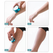 2 In 1 Hair Removal Foot Grinder Foot Peeling Pedicure Tool Epilator(Gold)