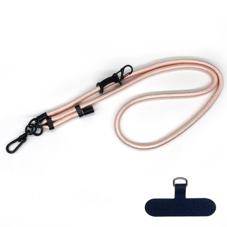 10mm Thick Rope Mobile Phone Anti-Lost Adjustable Lanyard Spacer(Pink Gold) - Lanyards & Wrist Straps by PMc TechLife | Online Shopping South Africa | PMc TechLife | Buy Now Pay Later Mobicred