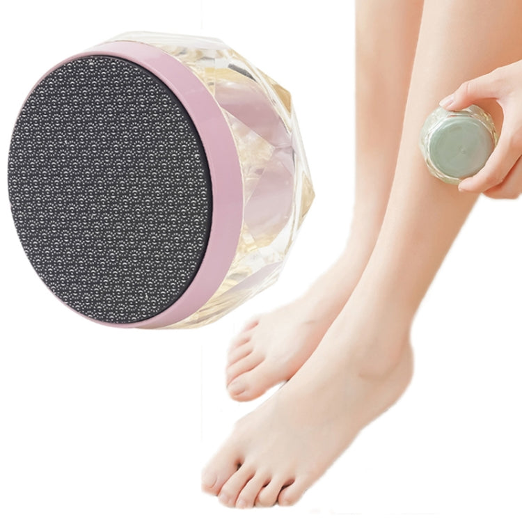 2 in 1 Double-sided Foot Grinder Crystal Glass Manual Epilator(Pink) - Hair Removal by PMC TechLife | Online Shopping South Africa | PMC TechLife | Buy Now Pay Later Mobicred