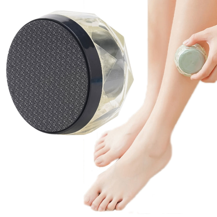 2 in 1 Double-sided Foot Grinder Crystal Glass Manual Epilator(Black) - Hair Removal by PMC TechLife | Online Shopping South Africa | PMC TechLife | Buy Now Pay Later Mobicred