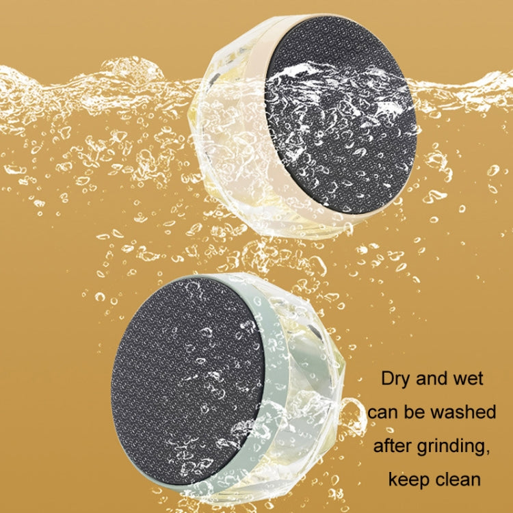 2 in 1 Double-sided Foot Grinder Crystal Glass Manual Epilator(Black) - Hair Removal by PMC TechLife | Online Shopping South Africa | PMC TechLife | Buy Now Pay Later Mobicred