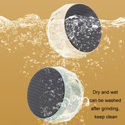 2 in 1 Double-sided Foot Grinder Crystal Glass Manual Epilator(Yellow)