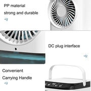 Desktop Mini Cold Air Fan Home Humidifier Dual Spray Air Conditioning Fan Without Plug