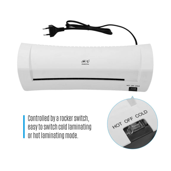 Osmile SL200 A4 Photo Cold and Hot Laminating Machine 340mm/min Speed AU Plug