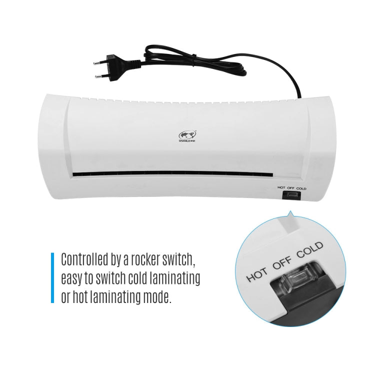 Osmile SL200 A4 Photo Cold and Hot Laminating Machine 340mm/min Speed UK Plug