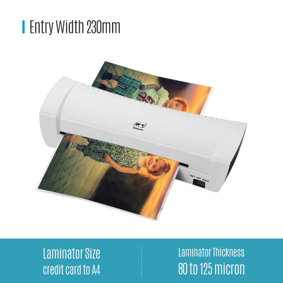 Osmile SL200 A4 Photo Cold and Hot Laminating Machine 340mm/min Speed UK Plug