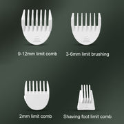 Pet Shaver Cat Dog Paw Hair Clipper Electric Fader, Color: 4 in 1 White