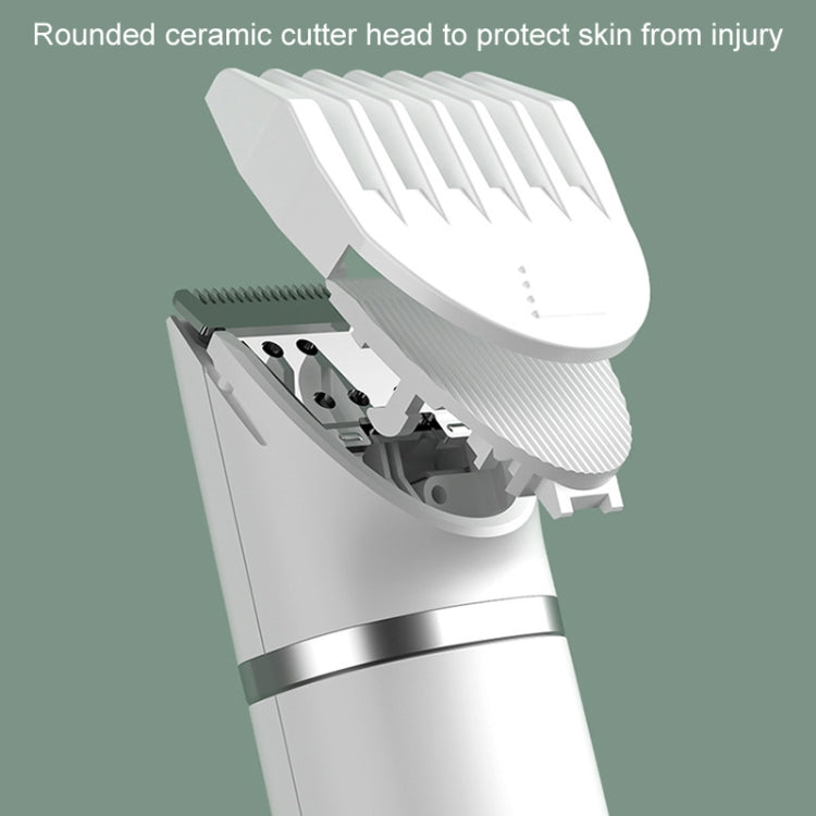Pet Shaver Cat Dog Paw Hair Clipper Electric Fader, Color: 4 in 1 White