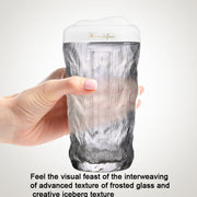 Iceberg Small Car Humidifier Atomization Mute Colorful Aromatherapy Machine(White)