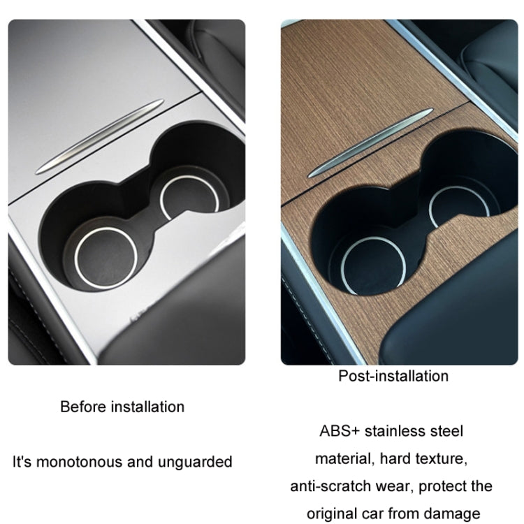 For Tesla Model3/Y Central Control Panel Modification Anti-Scratch Protective Sticker(Carbon Fiber Matte) - Car Interior Mouldings by PMC TechLife | Online Shopping South Africa | PMC TechLife | Buy Now Pay Later Mobicred