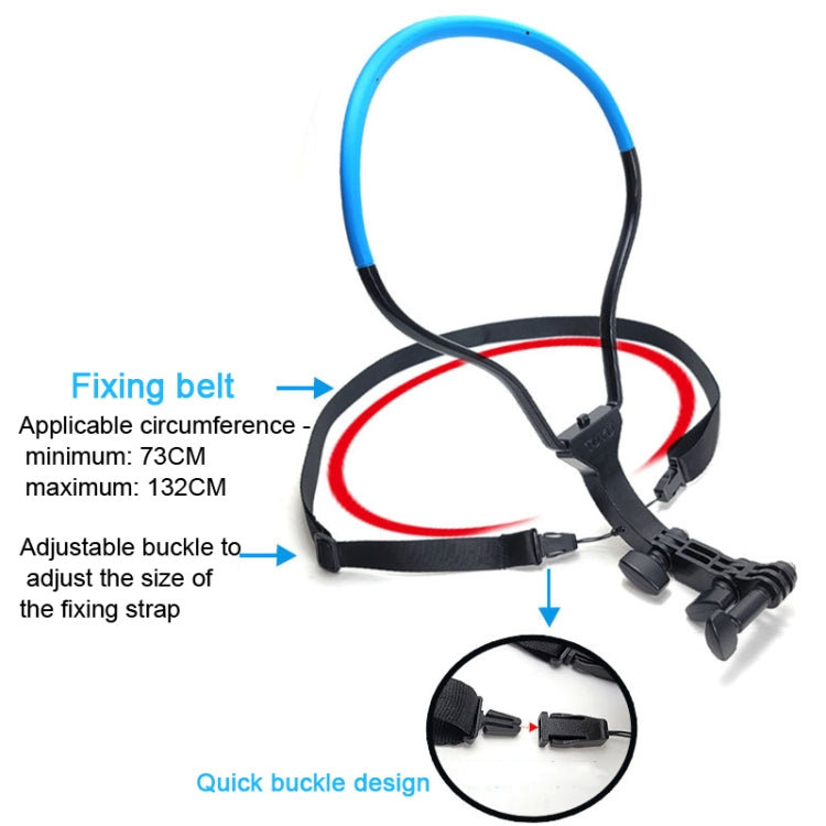 TUYU Camera Neck Holder Mobile Phone Chest Strap Mount  For Video Shooting//POV, Spec: With Phone Clip (Black)