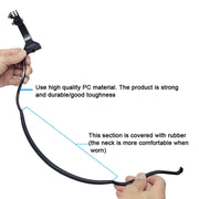 TUYU Camera Neck Holder Mobile Phone Chest Strap Mount  For Video Shooting//POV, Spec: With Phone Clip (Black)