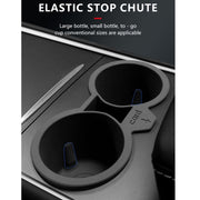 For Tesla Model3/Y Central Control Storage Silicone Cup Stopper(Black)