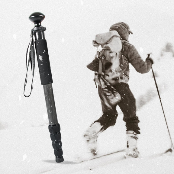 BEXIN P285C Carbon Fiber DSLR Camera Monopod Mountaineering Stick Photography Selfie Holder