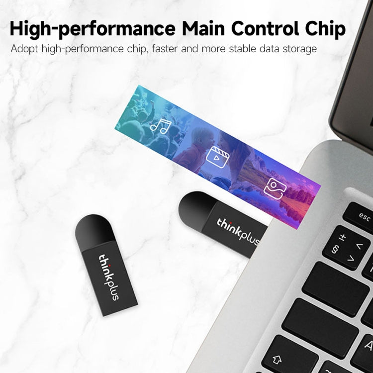 Lenovo ThinkPlus MU222 2.0 Business Office U Disk, Capacity: 64GB(Black) - USB Flash Drives by Lenovo | Online Shopping South Africa | PMC TechLife | Buy Now Pay Later Mobicred