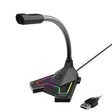 RGB Microphone Home Game Live Voice Video Microphone, Interface: USB(Black) - Microphone by PMC TechLife | Online Shopping South Africa | PMC TechLife | Buy Now Pay Later Mobicred