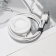 For OPPO Watch 3 Pro Watch USB Port Magnetic Charger Charging Cable(White) -  by PMC TechLife | Online Shopping South Africa | PMC TechLife | Buy Now Pay Later Mobicred