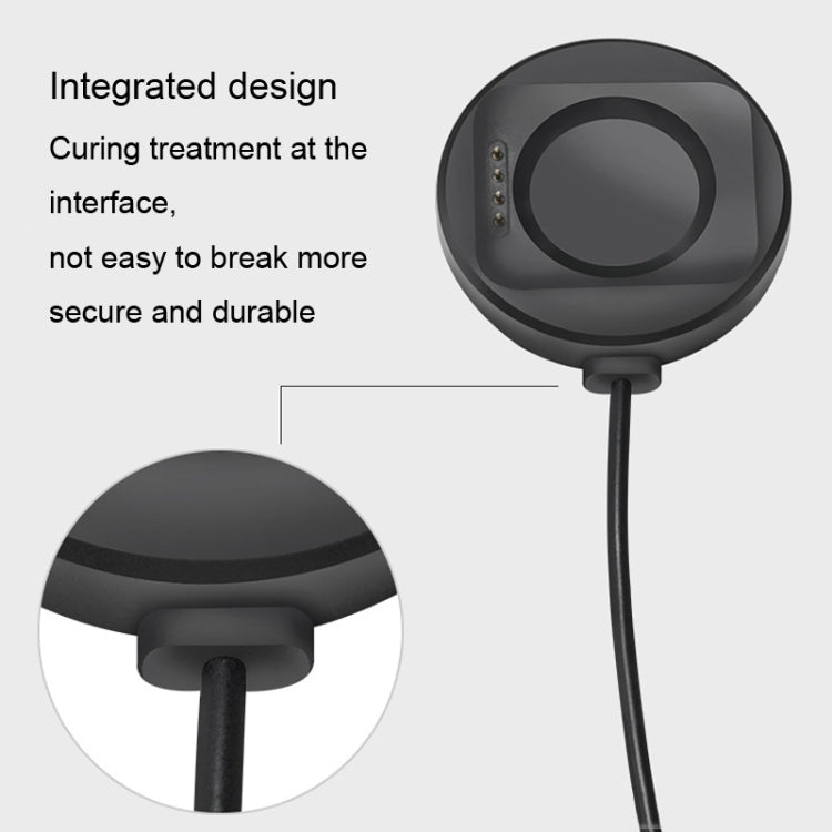 For OPPO Watch 2 Watch USB Port Magnetic Charger Charging Cable(Black)