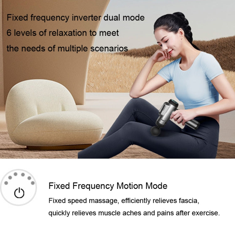 Konka 6 Speed Intelligent Fascia Gauge Muscle Relaxation Massager With 4 Massage Heads(Upgraded Model Green) - free shipping - PMC TechLife - Order now!