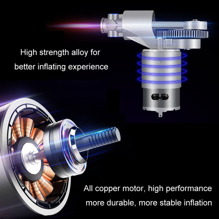 12V Metal Cylinder Smart Digital Display Portable Mini Tire Pump, Specification: No. 30 Manual Shutdown - Inflatable Pump by PMC TechLife | Online Shopping South Africa | PMC TechLife