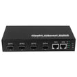 2 x 10/100/1000 RJ45 Port & 4 x 1000M SFP Port Fiber Optic Switch - Fiber Receiver by PMC TechLife | Online Shopping South Africa | PMC TechLife | Buy Now Pay Later Mobicred