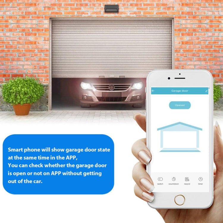 Tuya APP Remote Control WIFI Smart Garage Door Controller, Specification: AU Plug