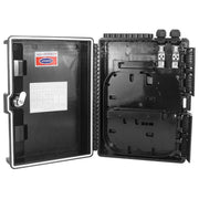 FTTH Distribution Box with 16 PLC Splitter Can Hold Up to 16 Subscribers Drop Cable