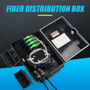 FTTH Distribution Box with 16 PLC Splitter Can Hold Up to 16 Subscribers Drop Cable