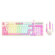 K-Snake Wired E-Sports Keyboard Mouse Mechanical Feel 98 Key Desktop Computer Notebook Keyboard, Style: Keyboard+Mouse (Pink) - Wired Keyboard by K-Snake | Online Shopping South Africa | PMC TechLife | Buy Now Pay Later Mobicred