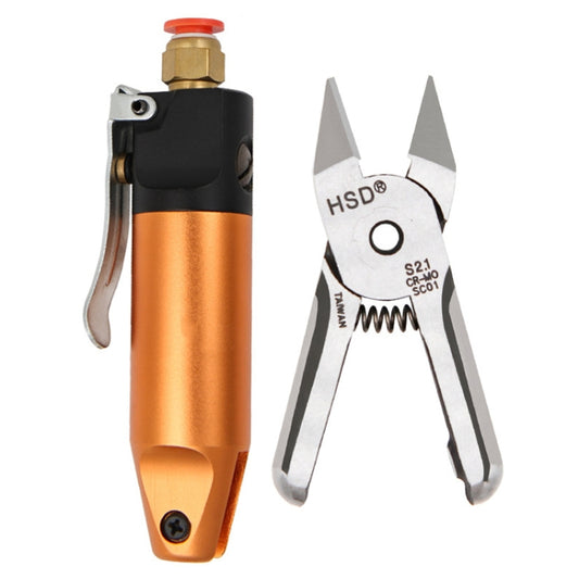 HSD HS-5+S2.1 Cut Metal Set 2 In 1 Pneumatic Snip Plier Cutting Metal Plastic Model Scissor Tool - free shipping - PMC Jewellery - Order now!