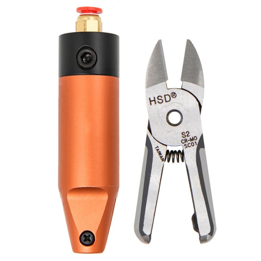 HSD HS-5M+S2 Cut Metal Set 2 In 1 Pneumatic Snip Plier Cutting Metal Plastic Model Scissor Tool - free shipping - PMC Jewellery - Order now!