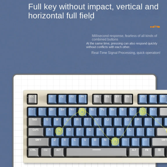 LANGTU LT84 Mechanical Luminous Keyboard, Style: Wireless Tri-Mode RGB Sea-Air Axis Pro (Nightfall)