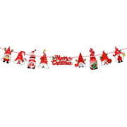 Christmas Alphabet Pull Flag Holiday Party Venue Decoration, Model: HL025