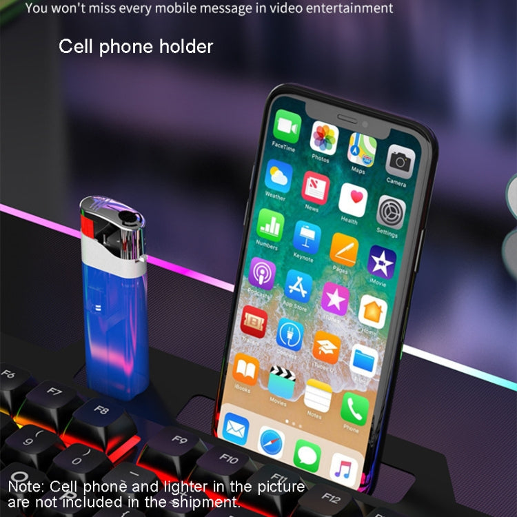 K-Snake Mechanical Feel Keyboard Mouse Kit USB Wired 104 Keycaps Computer Keyboard, Style: Single Keyboard (Black) - Wired Keyboard by K-Snake | Online Shopping South Africa | PMC Jewellery | Buy Now Pay Later Mobicred