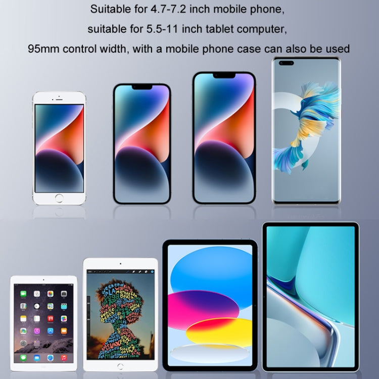 Car Rear Seat Folding Stretchable Headrest Tablet Bracket, Color: Metal Clamp Arm - Car Holders by PMC TechLife | Online Shopping South Africa | PMC TechLife | Buy Now Pay Later Mobicred