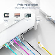 SAMZHE Cat6A Ethernet Cable UTP Network Patch Cable 10m(White)