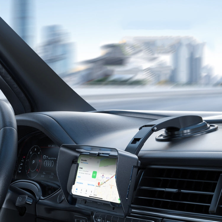 Car Suction Cup Dashboard Mobile Phone Holder with Sun Visor Folding Rotating Car Mount, Style: Joint Model - Car Holders by PMC TechLife | Online Shopping South Africa | PMC TechLife | Buy Now Pay Later Mobicred