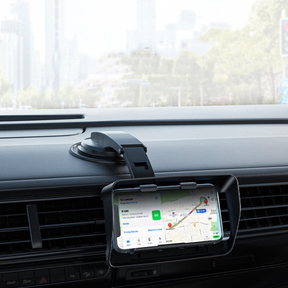 Car Suction Cup Dashboard Mobile Phone Holder with Sun Visor Folding Rotating Car Mount, Style: Joint Model