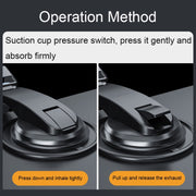 Car Suction Cup Dashboard Mobile Phone Holder with Sun Visor Folding Rotating Car Mount, Style: Joint Model